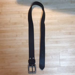 Black thick belt